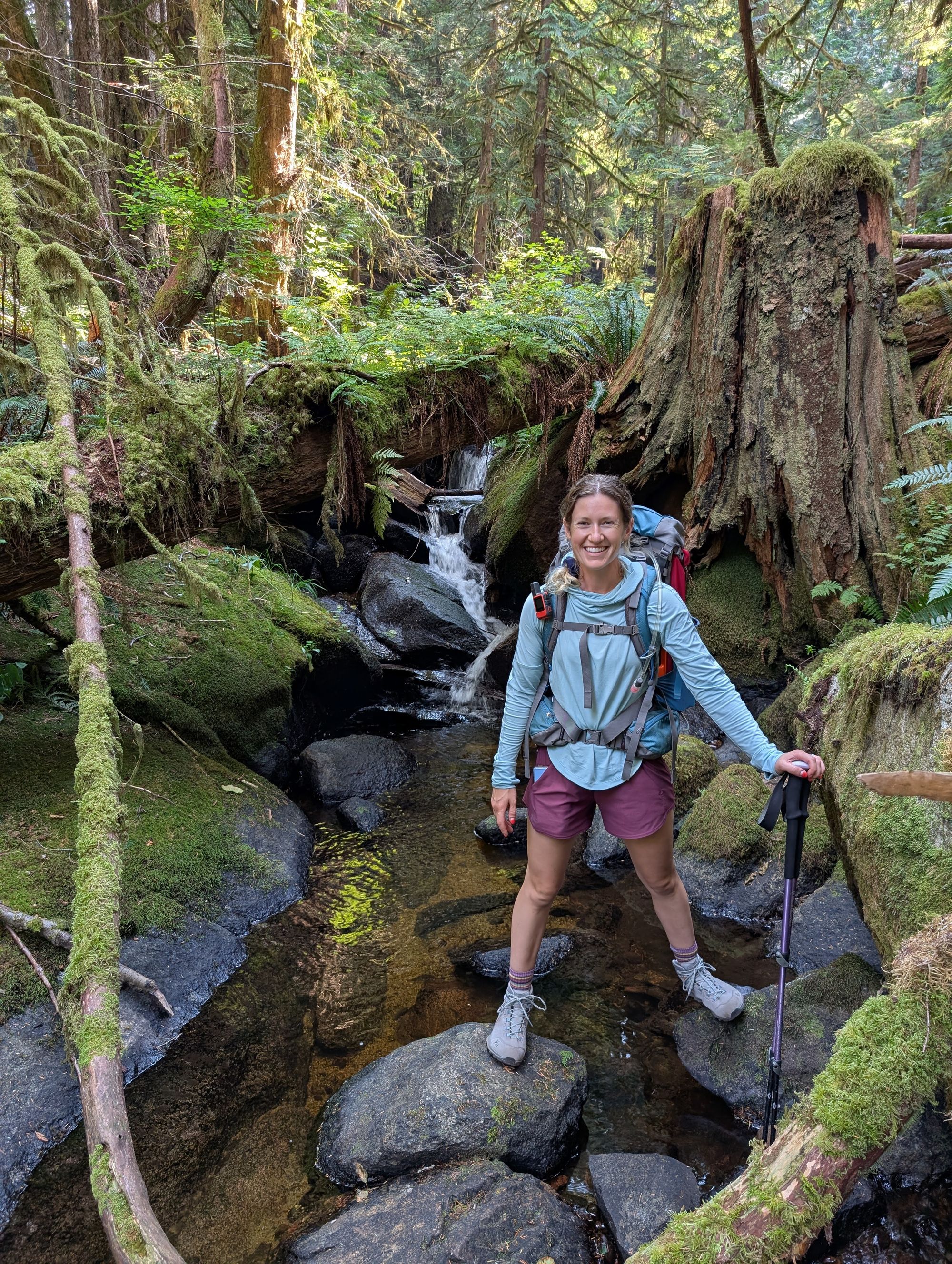 SCT Day 2: Manzanita Hut to Sliammon Lake (Kokanee Creek Camp)